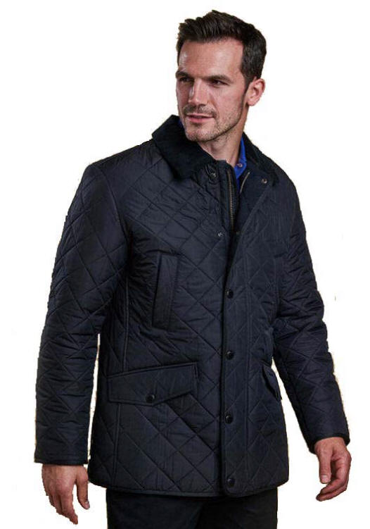 Barbour leven cheap quilted jacket navy